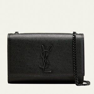 YSL AUTHENTIC KATE SMALL CROSSBODY - BLACK